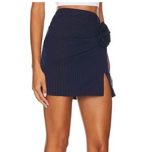 Layton Pin Stripe Mini Skirt